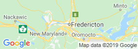 Fredericton map